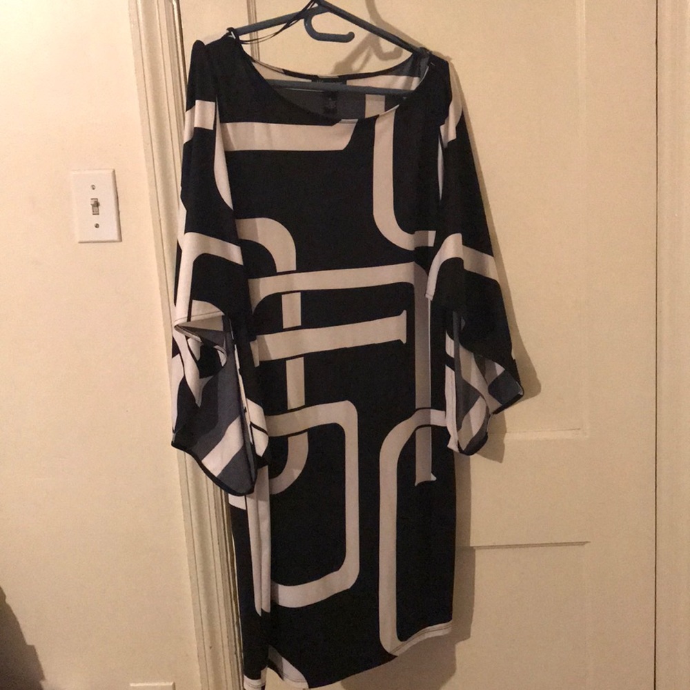 Black and white dress